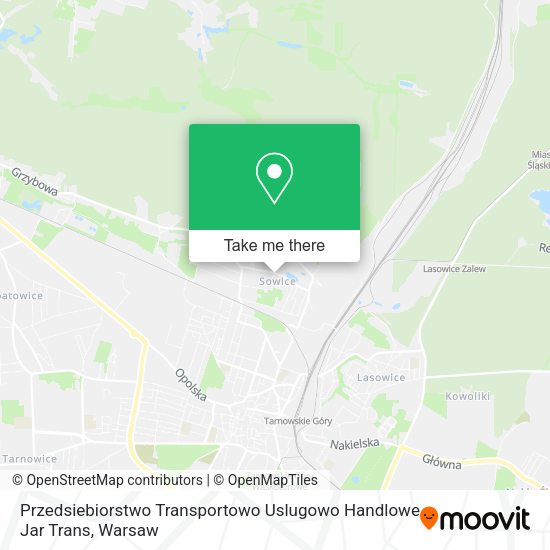 Карта Przedsiebiorstwo Transportowo Uslugowo Handlowe Jar Trans