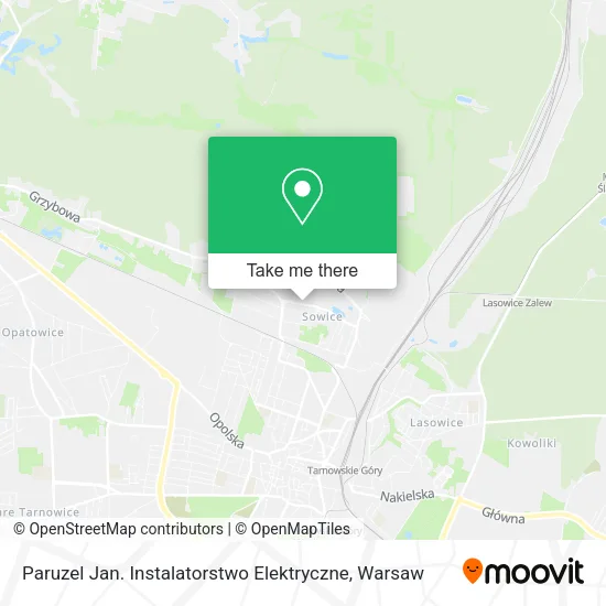 Карта Paruzel Jan. Instalatorstwo Elektryczne