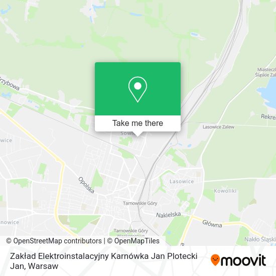 Zakład Elektroinstalacyjny Karnówka Jan Plotecki Jan map