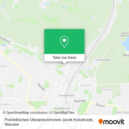 Pośrednictwo Ubezpieczeniowe Jacek Kowalczyk map