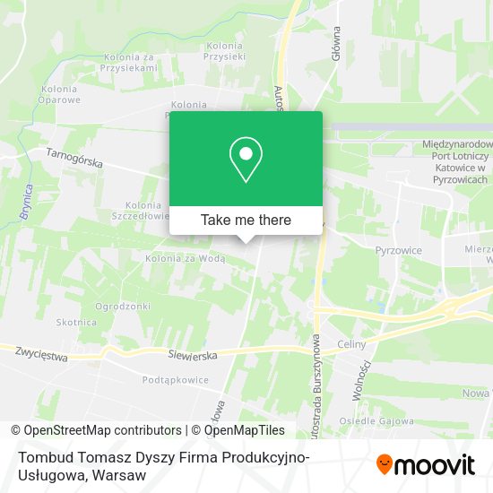 Tombud Tomasz Dyszy Firma Produkcyjno-Usługowa map