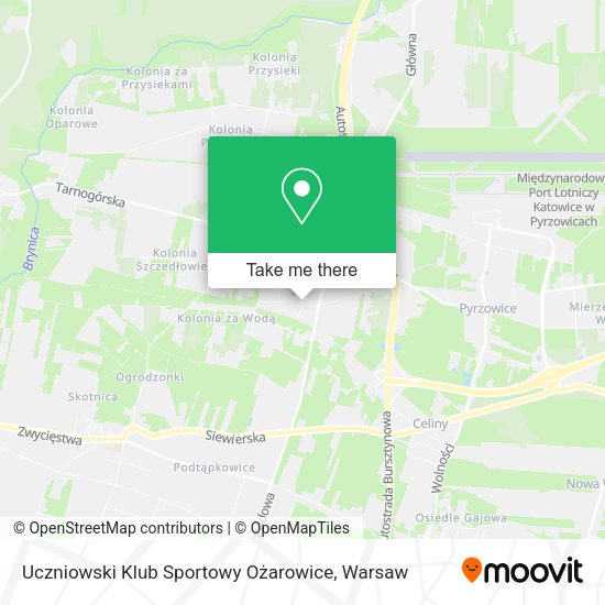 Карта Uczniowski Klub Sportowy Ożarowice