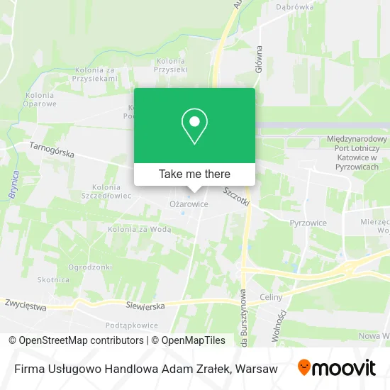 Карта Firma Usługowo Handlowa Adam Zrałek