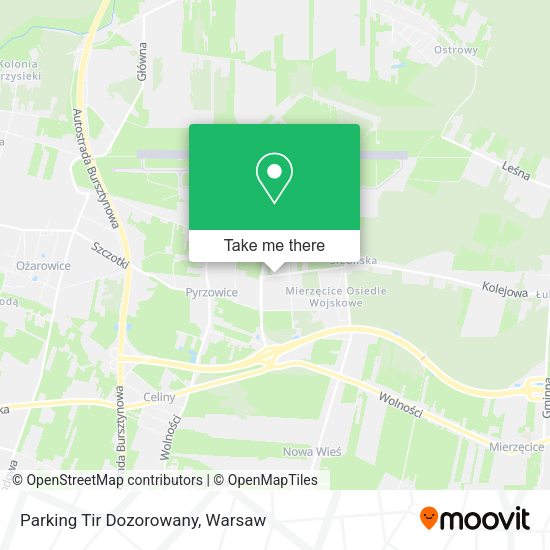 Parking Tir Dozorowany map