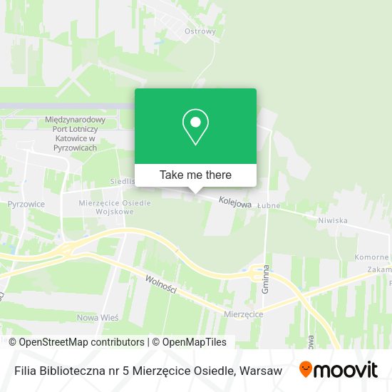 Filia Biblioteczna nr 5 Mierzęcice Osiedle map