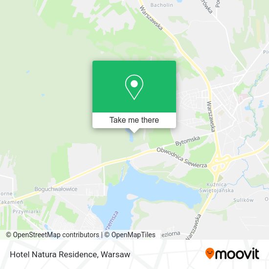 Hotel Natura Residence map