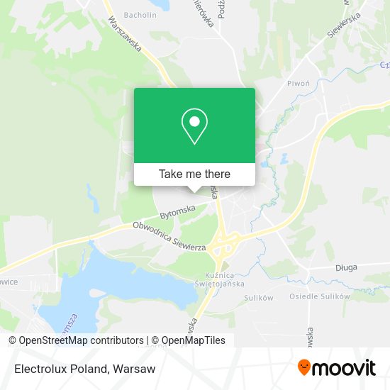 Electrolux Poland map