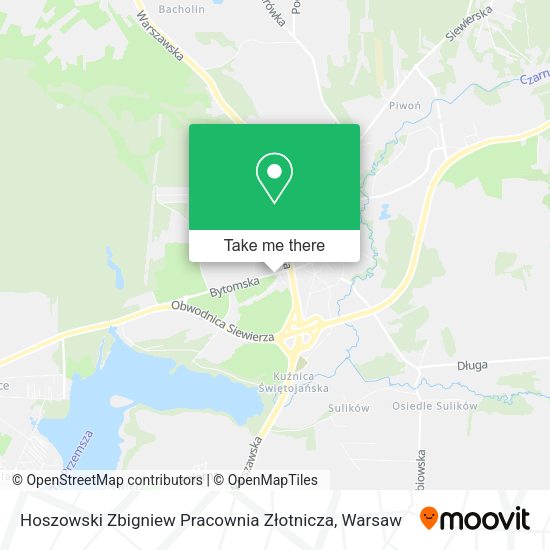 Hoszowski Zbigniew Pracownia Złotnicza map