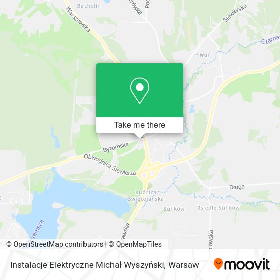 Instalacje Elektryczne Michał Wyszyński map