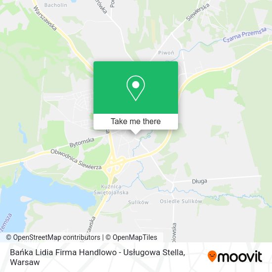 Bańka Lidia Firma Handlowo - Usługowa Stella map