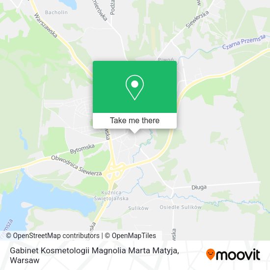 Gabinet Kosmetologii Magnolia Marta Matyja map