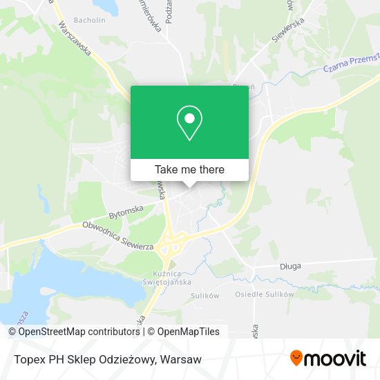 Topex PH Sklep Odzieżowy map