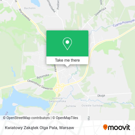 Kwiatowy Zakątek Olga Pala map