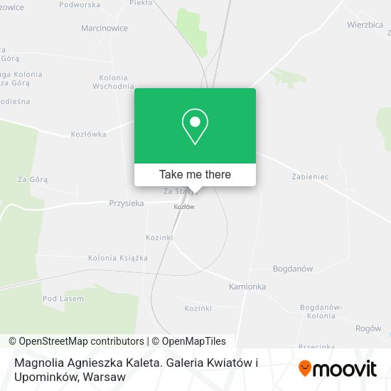 Magnolia Agnieszka Kaleta. Galeria Kwiatów i Upominków map