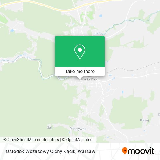 Ośrodek Wczasowy Cichy Kącik map