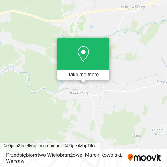 Przedsiębiorstwo Wielobranżowe. Marek Kowalski map