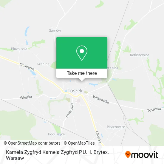 Kamela Zygfryd Kamela Zygfryd P.U.H. Brytex map