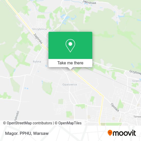 Magor. PPHU map