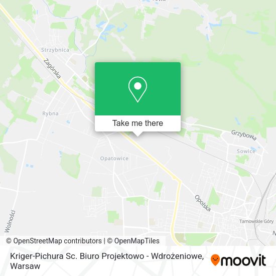 Kriger-Pichura Sc. Biuro Projektowo - Wdrożeniowe map