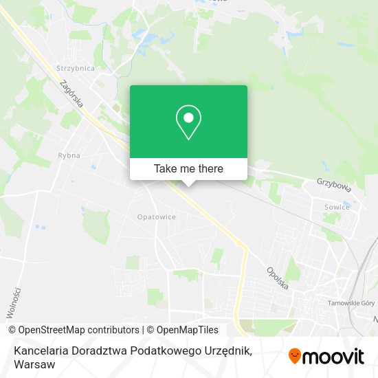 Карта Kancelaria Doradztwa Podatkowego Urzędnik