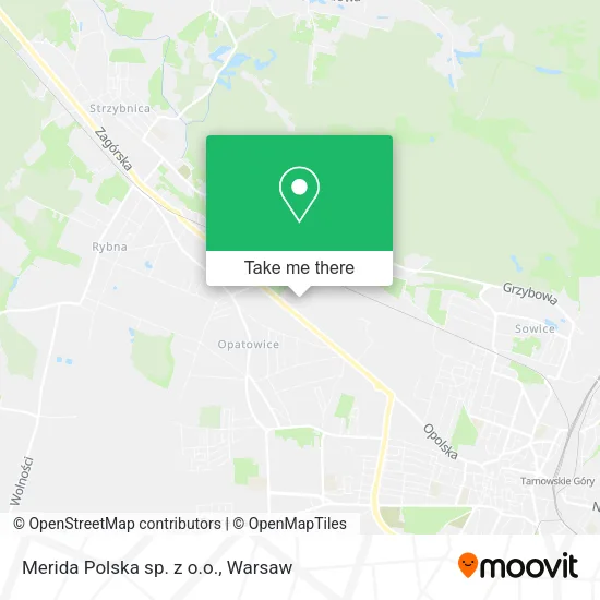 Карта Merida Polska sp. z o.o.