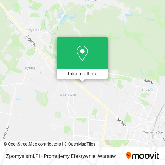 Карта Zpomyslami.Pl - Promujemy Efektywnie