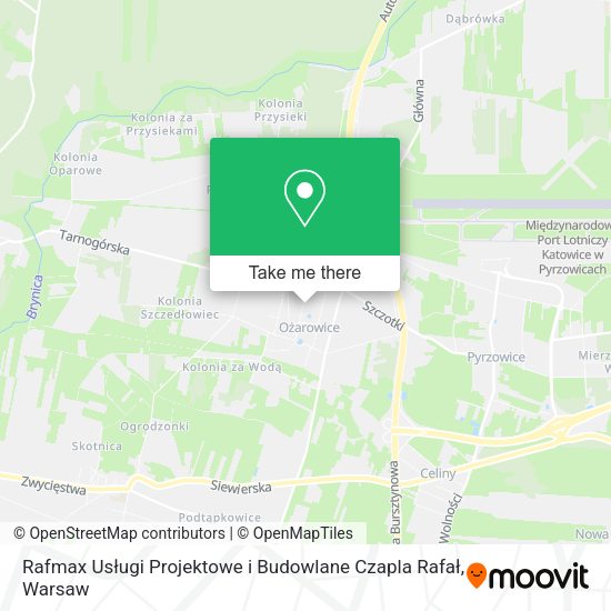 Rafmax Usługi Projektowe i Budowlane Czapla Rafał map