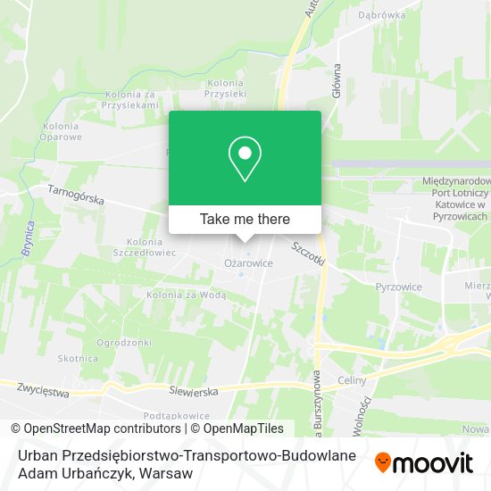 Карта Urban Przedsiębiorstwo-Transportowo-Budowlane Adam Urbańczyk