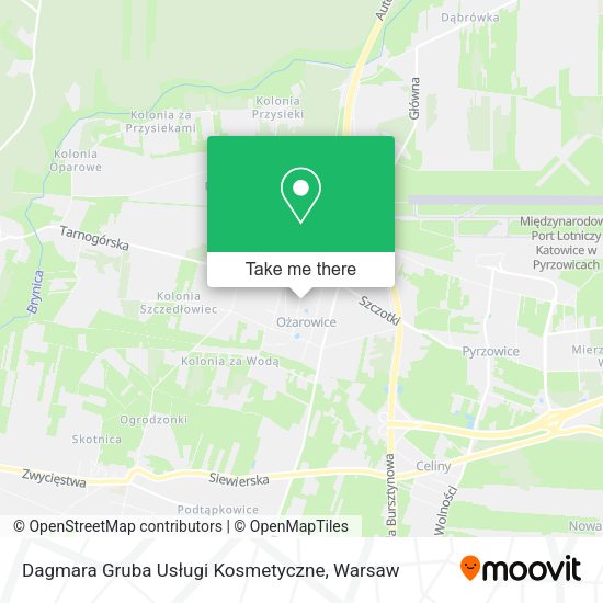 Dagmara Gruba Usługi Kosmetyczne map