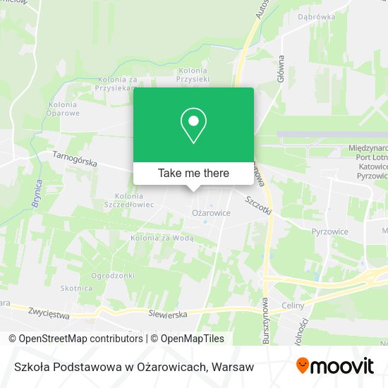 Szkoła Podstawowa w Ożarowicach map