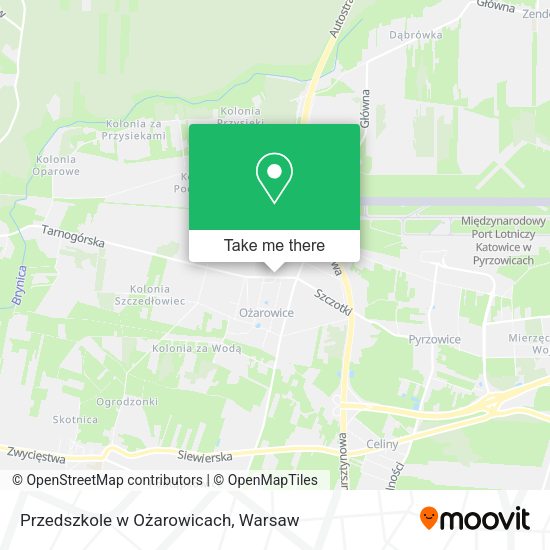 Przedszkole w Ożarowicach map