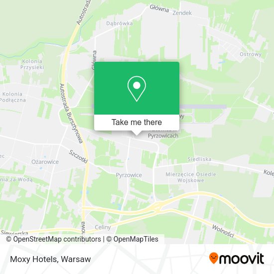 Moxy Hotels map