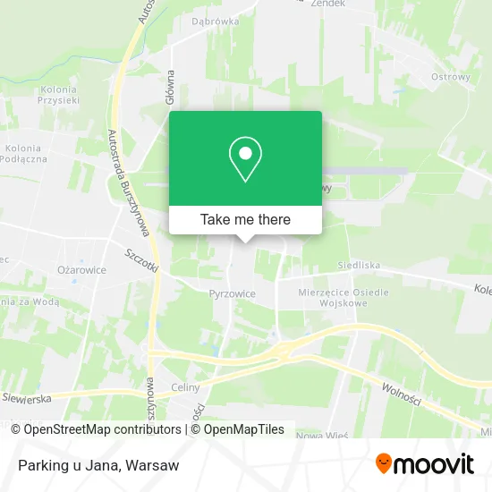 Карта Parking u Jana