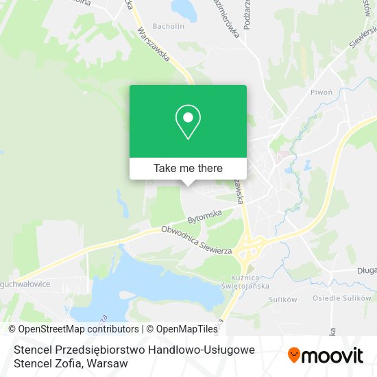 Stencel Przedsiębiorstwo Handlowo-Usługowe Stencel Zofia map