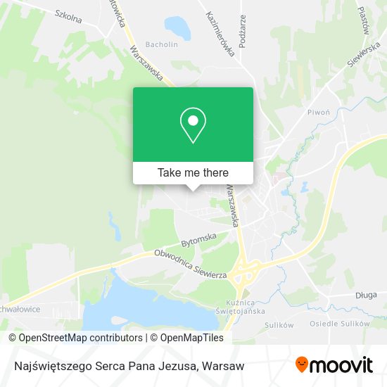 Najświętszego Serca Pana Jezusa map