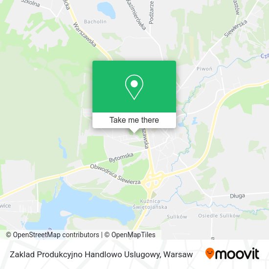 Zaklad Produkcyjno Handlowo Uslugowy map