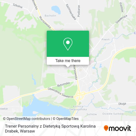 Trener Personalny z Dietetyką Sportową Karolina Drabek map