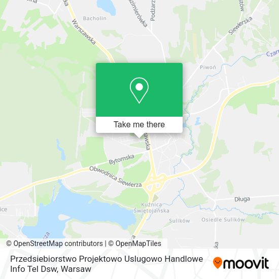 Przedsiebiorstwo Projektowo Uslugowo Handlowe Info Tel Dsw map