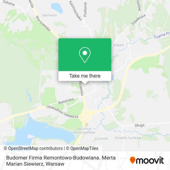 Budomer Firma Remontowo-Budowlana. Merta Marian Siewierz map