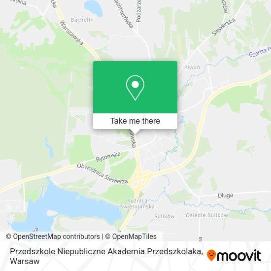 Карта Przedszkole Niepubliczne Akademia Przedszkolaka