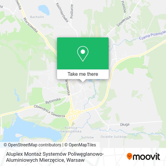 Aluplex Montaż Systemów Poliwęglanowo-Aluminiowych Mierzęcice map