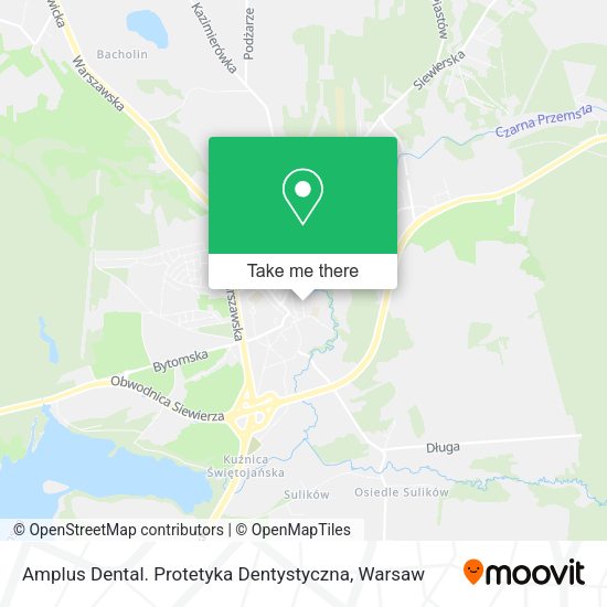 Amplus Dental. Protetyka Dentystyczna map