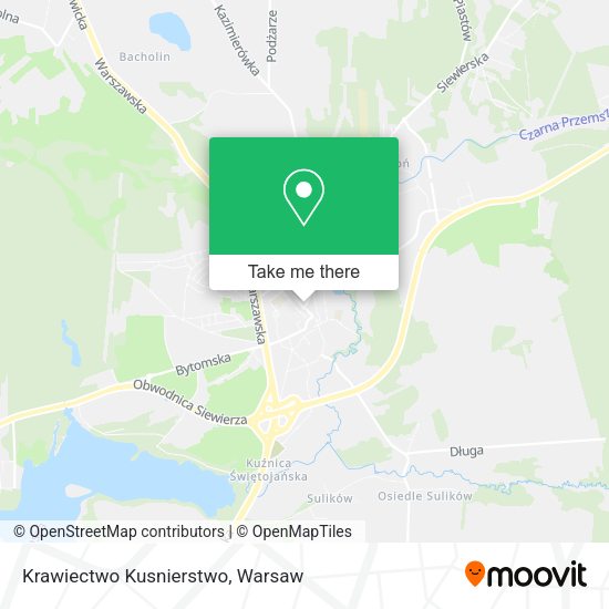 Krawiectwo Kusnierstwo map