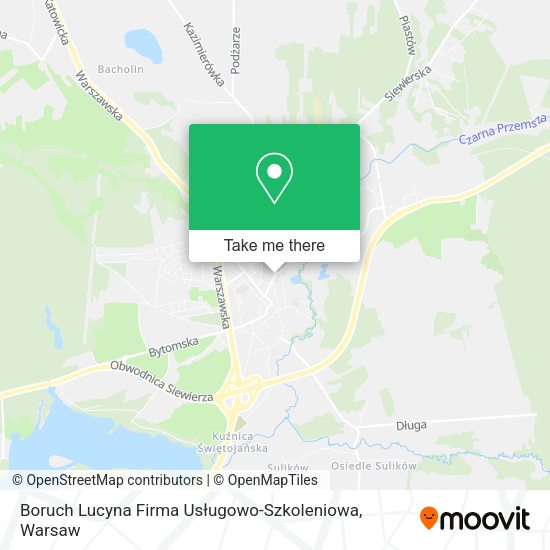 Boruch Lucyna Firma Usługowo-Szkoleniowa map