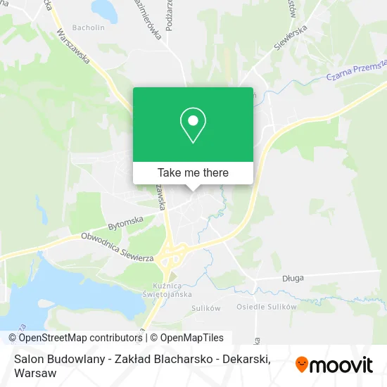 Карта Salon Budowlany - Zakład Blacharsko - Dekarski