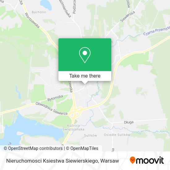 Nieruchomosci Ksiestwa Siewierskiego map