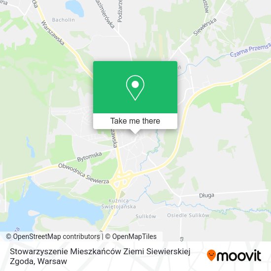 Stowarzyszenie Mieszkańców Ziemi Siewierskiej Zgoda map