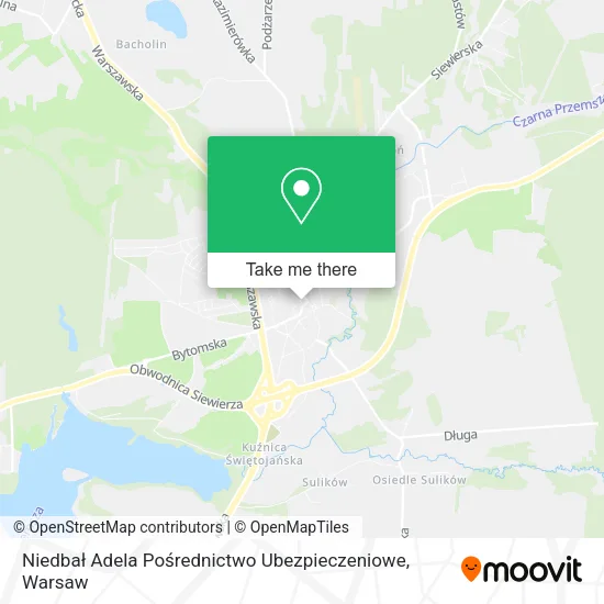 Карта Niedbał Adela Pośrednictwo Ubezpieczeniowe