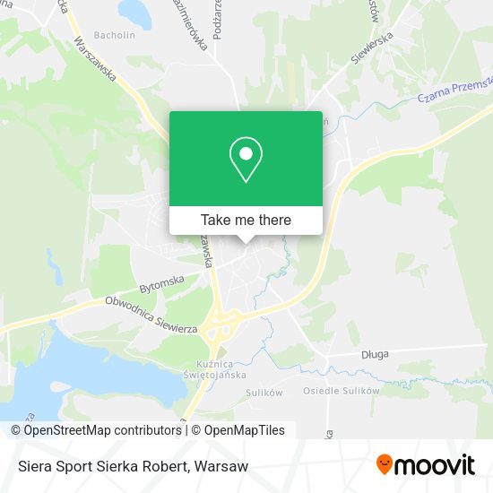 Siera Sport Sierka Robert map