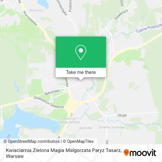 Карта Kwiaciarnia Zielona Magia Malgorzata Paryz Tasarz